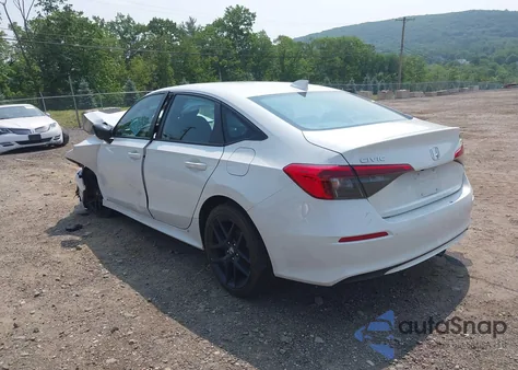 2023 Honda Civic Sport z USA, uszkodzony, nr VIN 2HGFE2F53PH527581